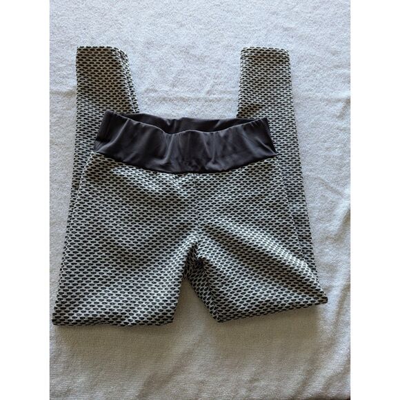 Scrunch textured large waistband leggings Sz OS - Picture 7 of 8